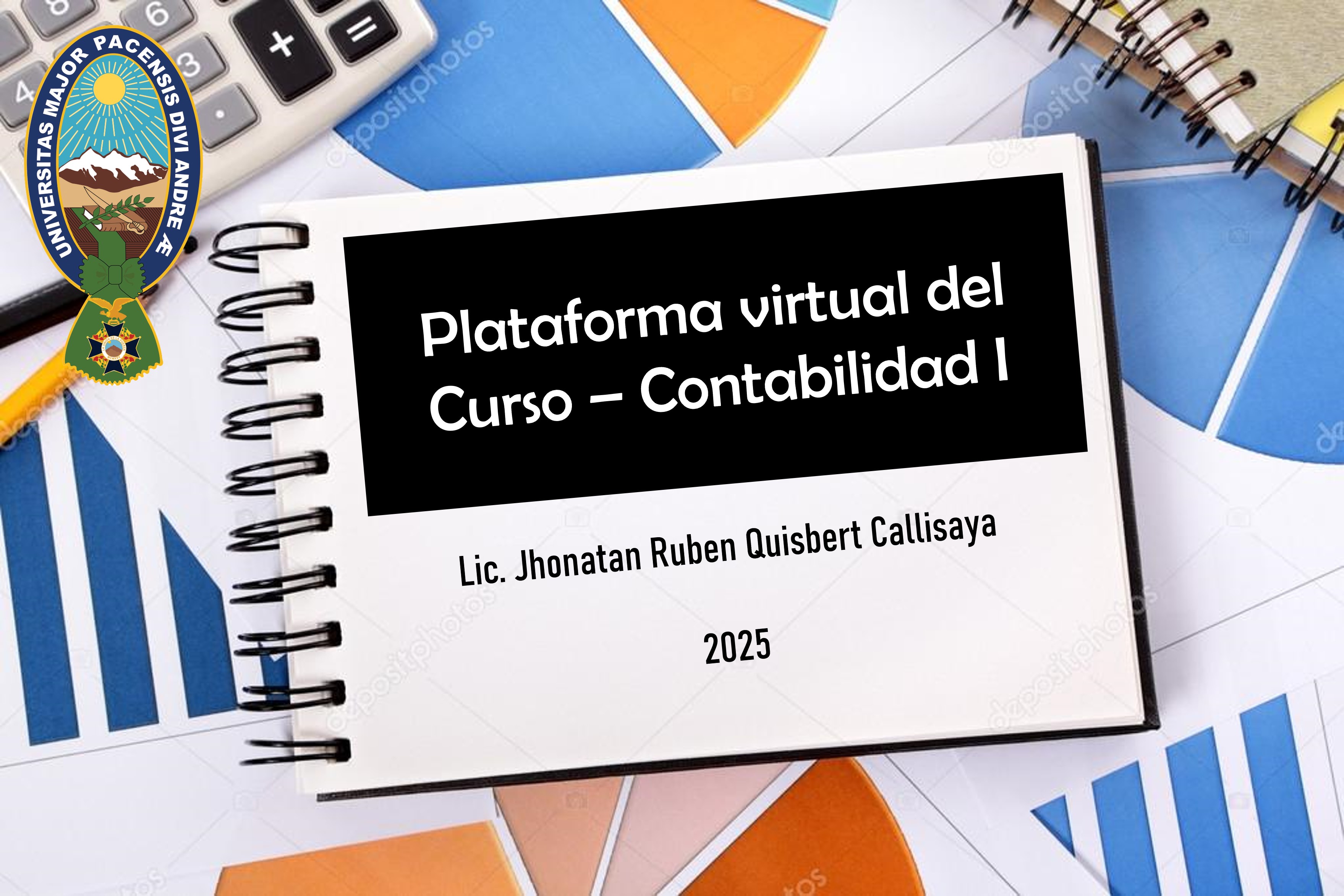 Portada de la plataforma virtual
